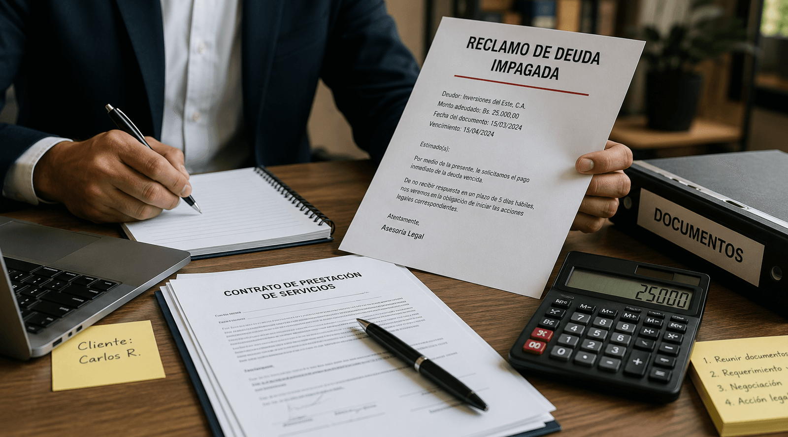 Cómo reclamar una deuda impagada paso a paso